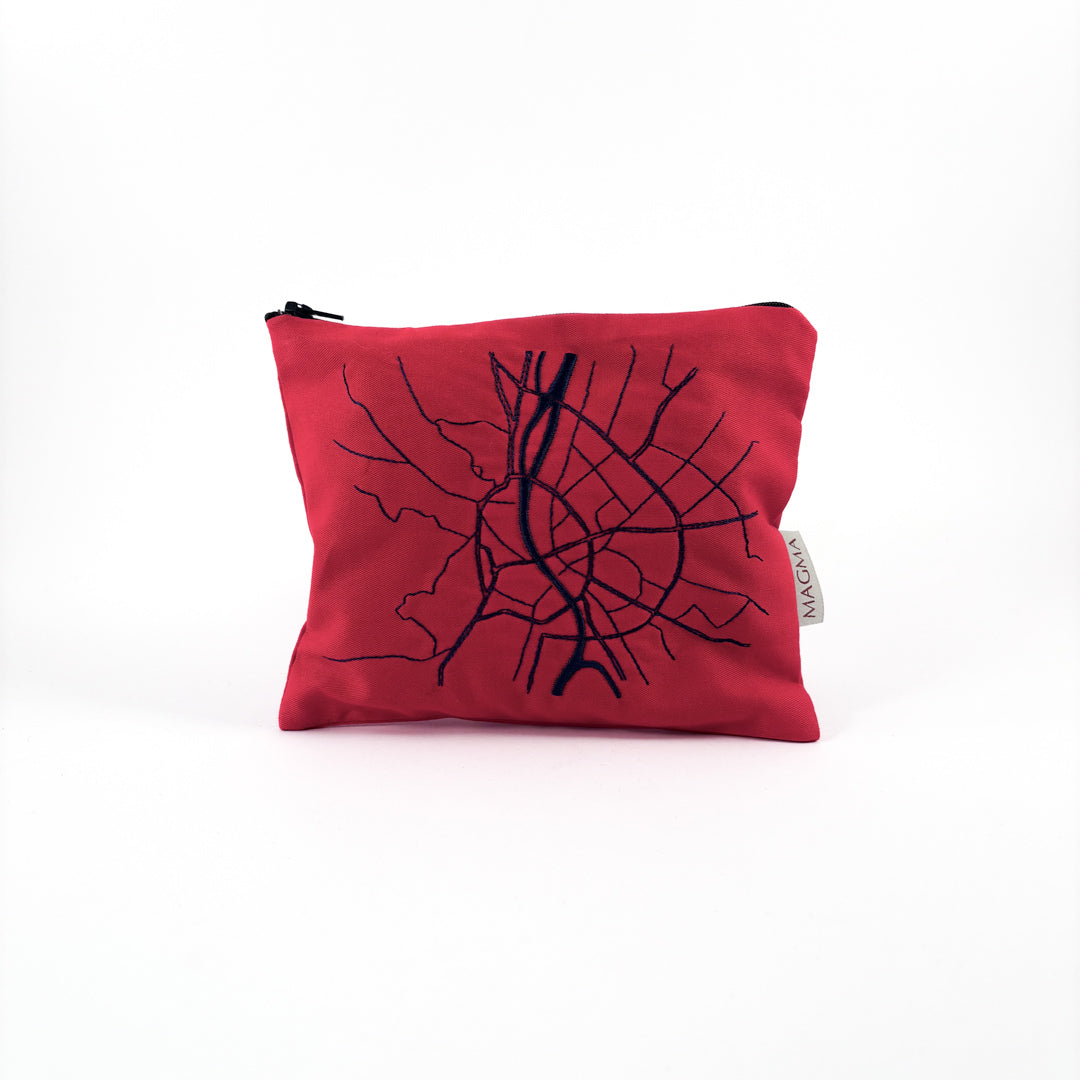 Purse by Magma - Budapest map