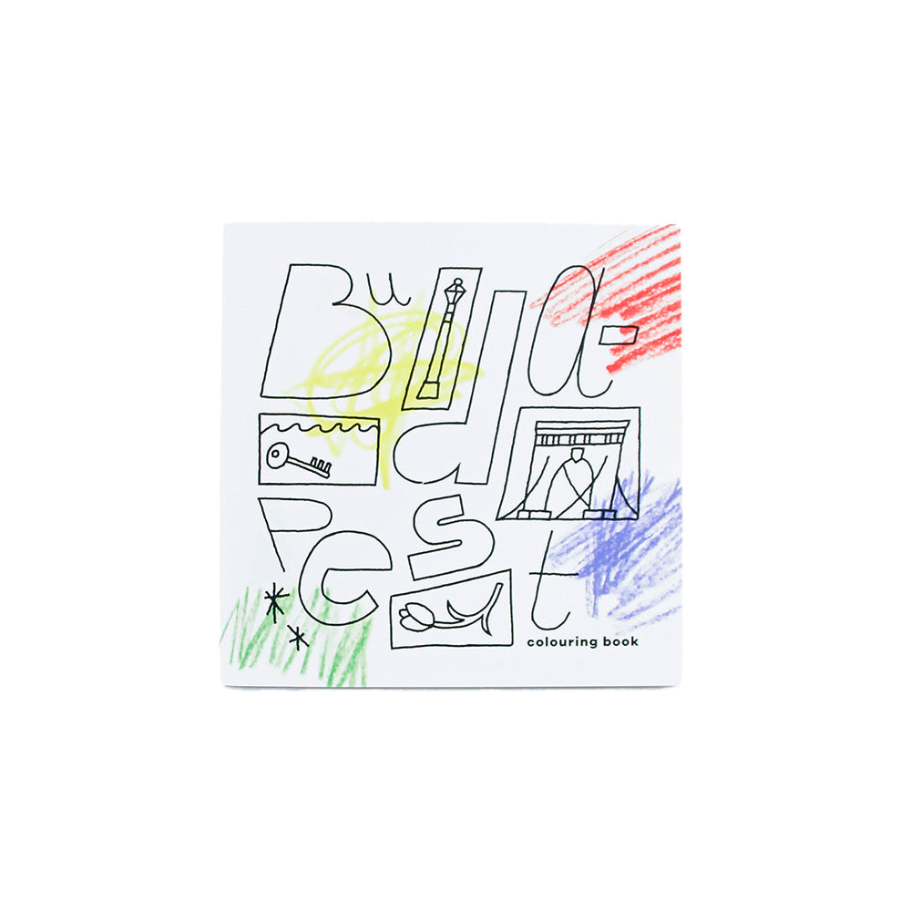 Eszter Kiss x Magma - Budapest colouring book