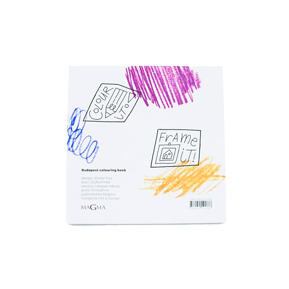 Eszter Kiss x Magma - Budapest colouring book