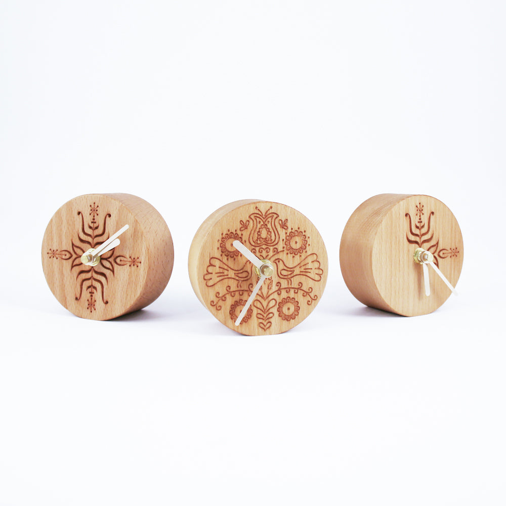 Wooden clock by Magma