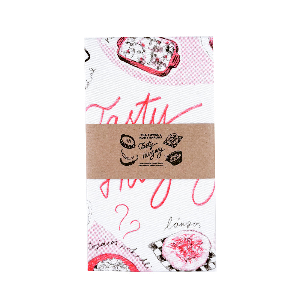 Dorka Halász x Magma - Tasty Hungary Tea Towel