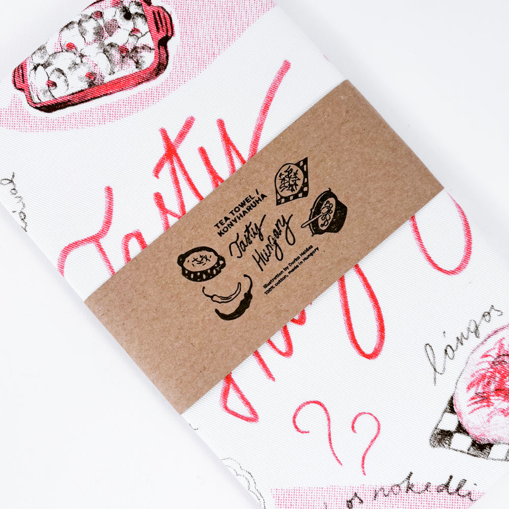 Dorka Halász x Magma - Tasty Hungary Tea Towel