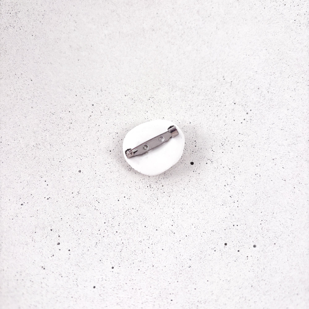 Ceramic brooch