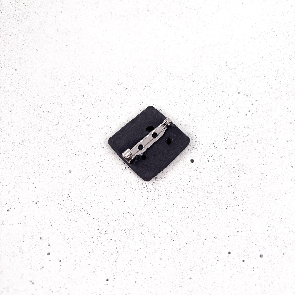 Ceramic brooch