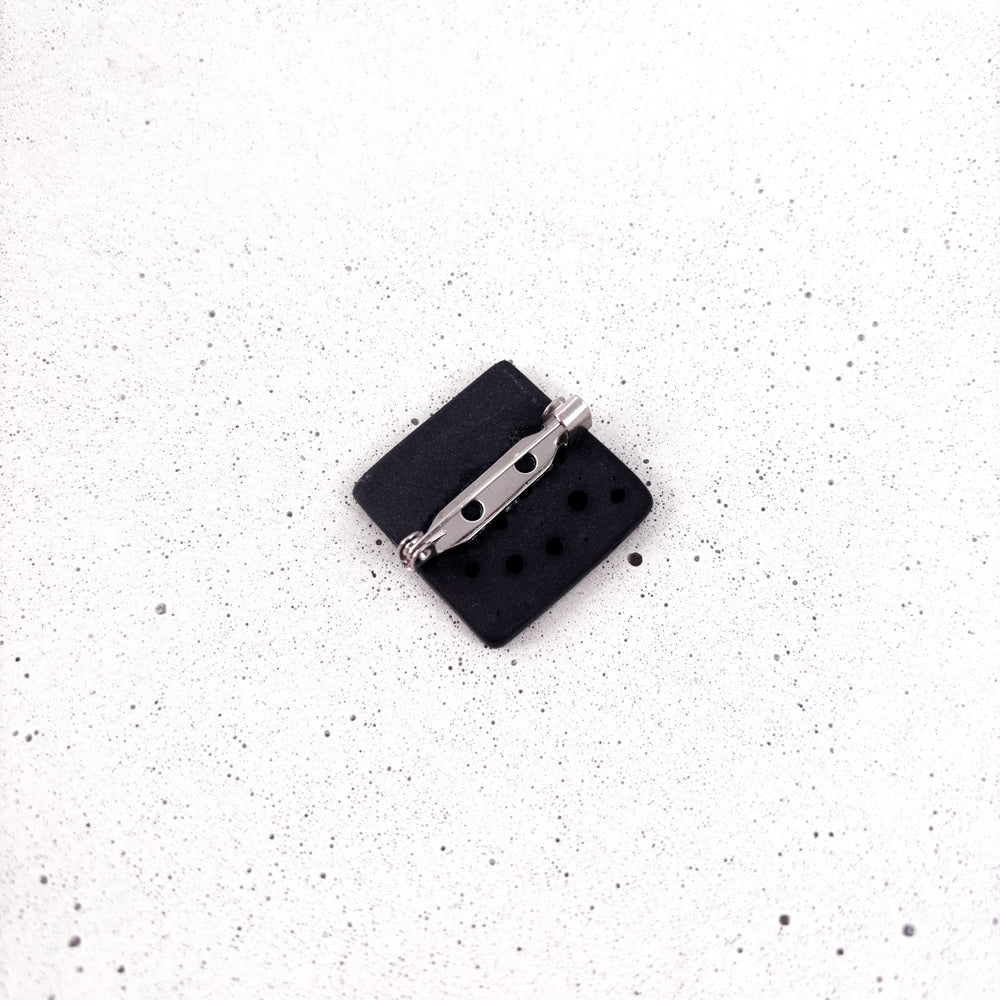 Ceramic brooch