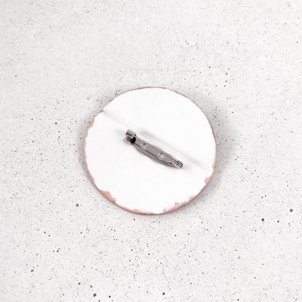 Ceramic brooch