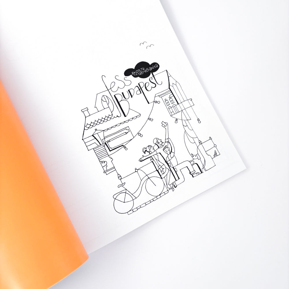 Budapest Palette Coloring Book - Hungarian