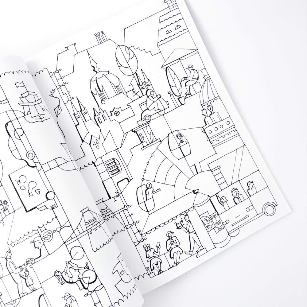 Budapest Palette Coloring Book - Hungarian