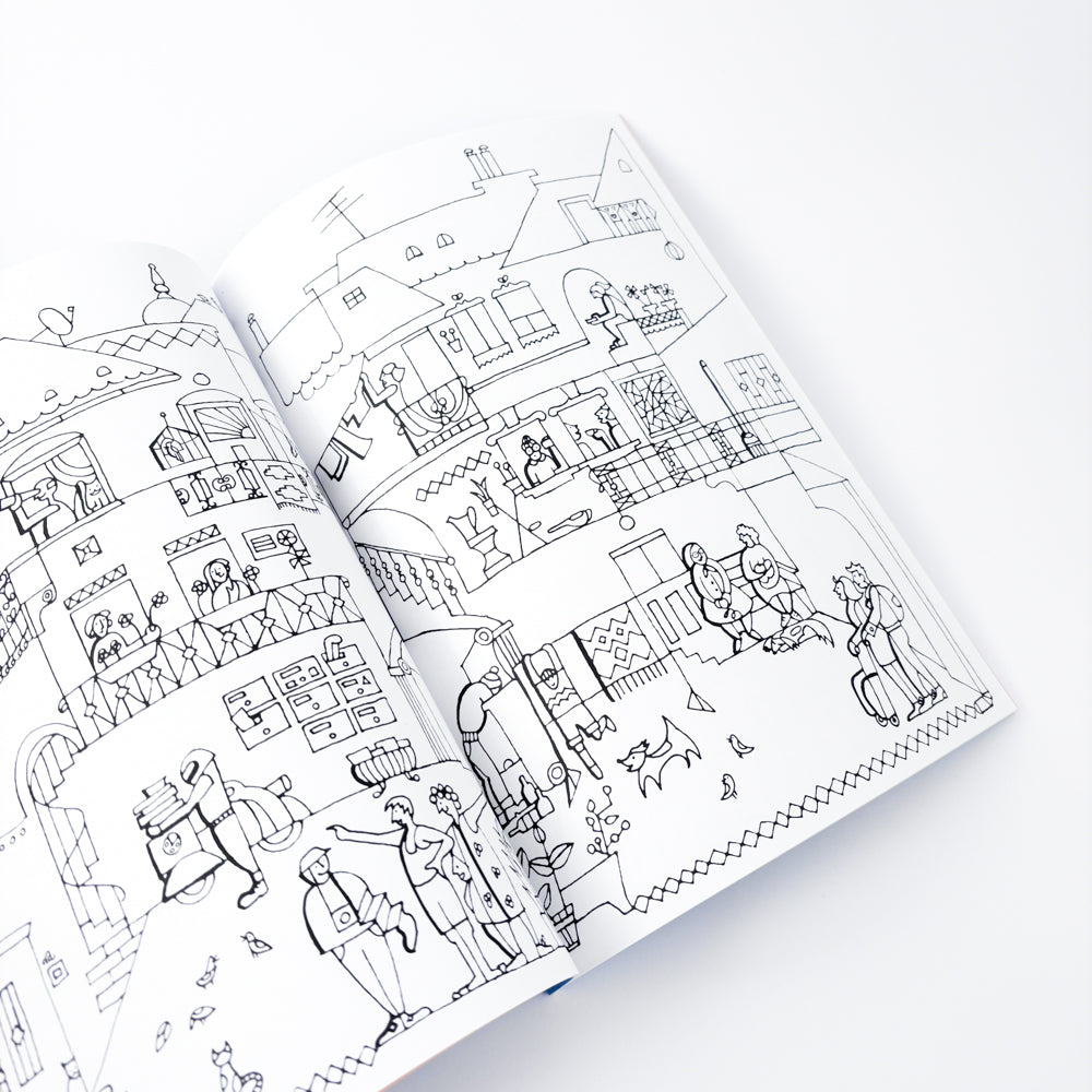 Budapest Palette Coloring Book - Hungarian