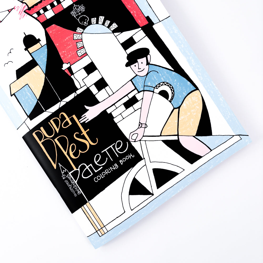 Budapest Palette Coloring Book - English