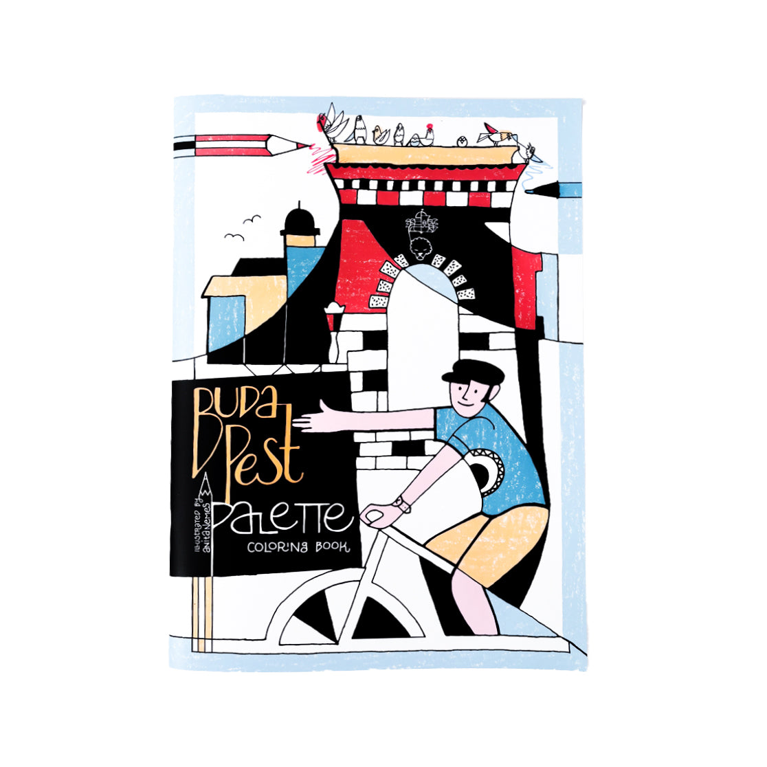 Budapest Palette Coloring Book - English
