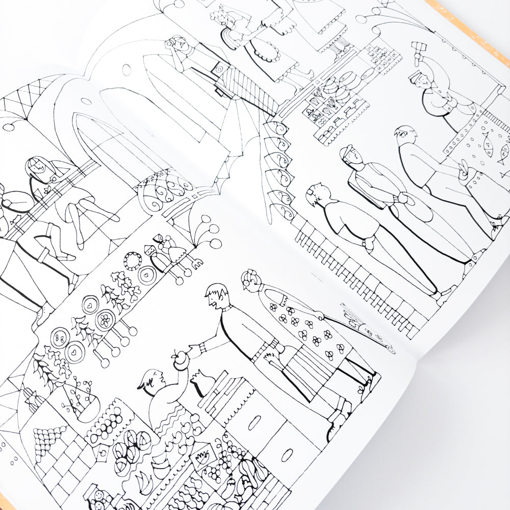 Budapest Palette Coloring Book - English