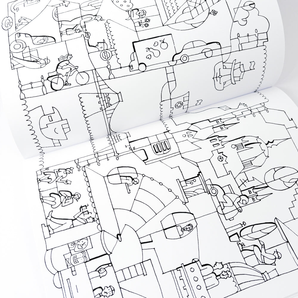 Budapest Palette Coloring Book - English