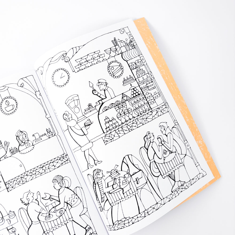 Budapest Palette Coloring Book - English