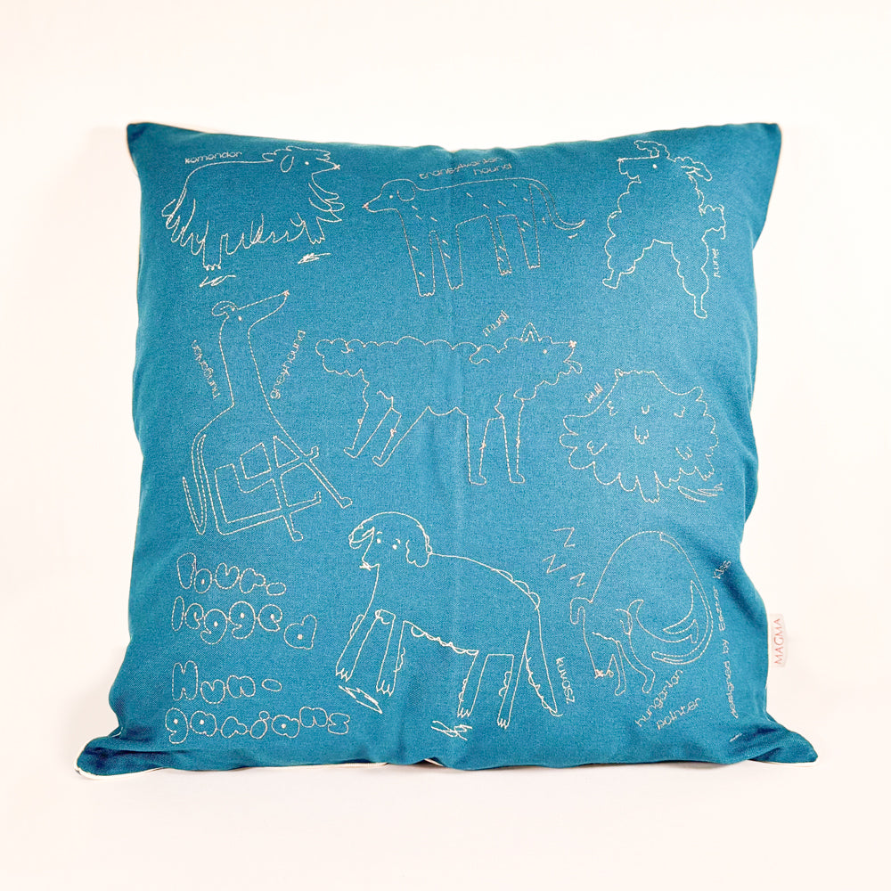 Cushion cover - Four-legged Hungarians