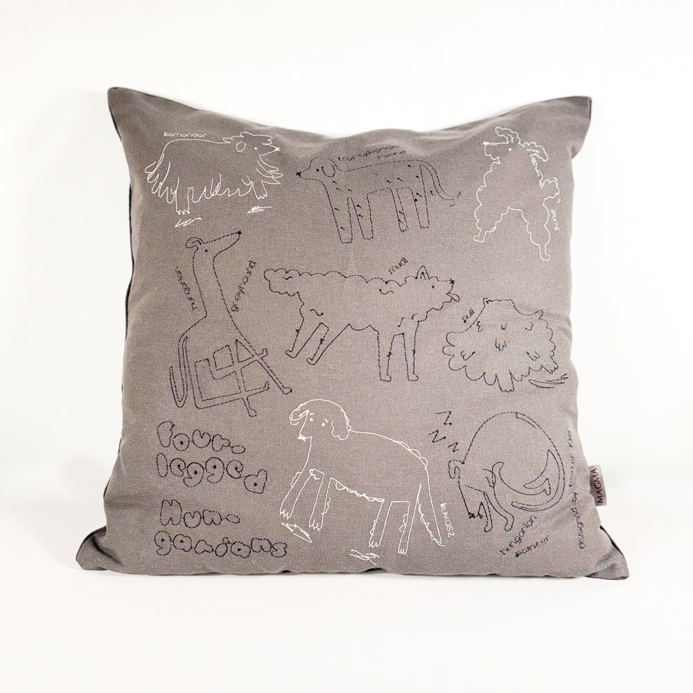 Cushion cover - Four-legged Hungarians