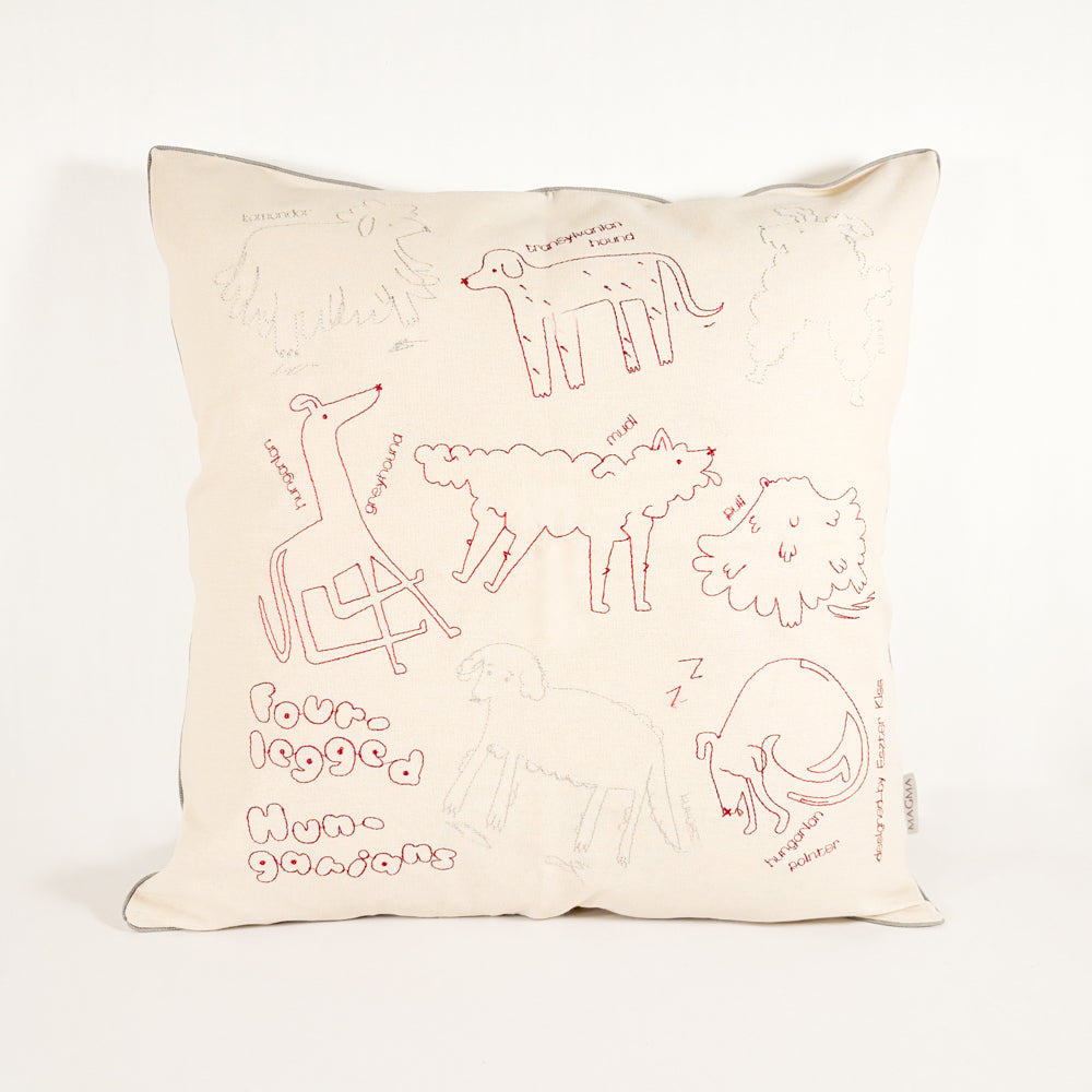 Cushion cover - Four-legged Hungarians