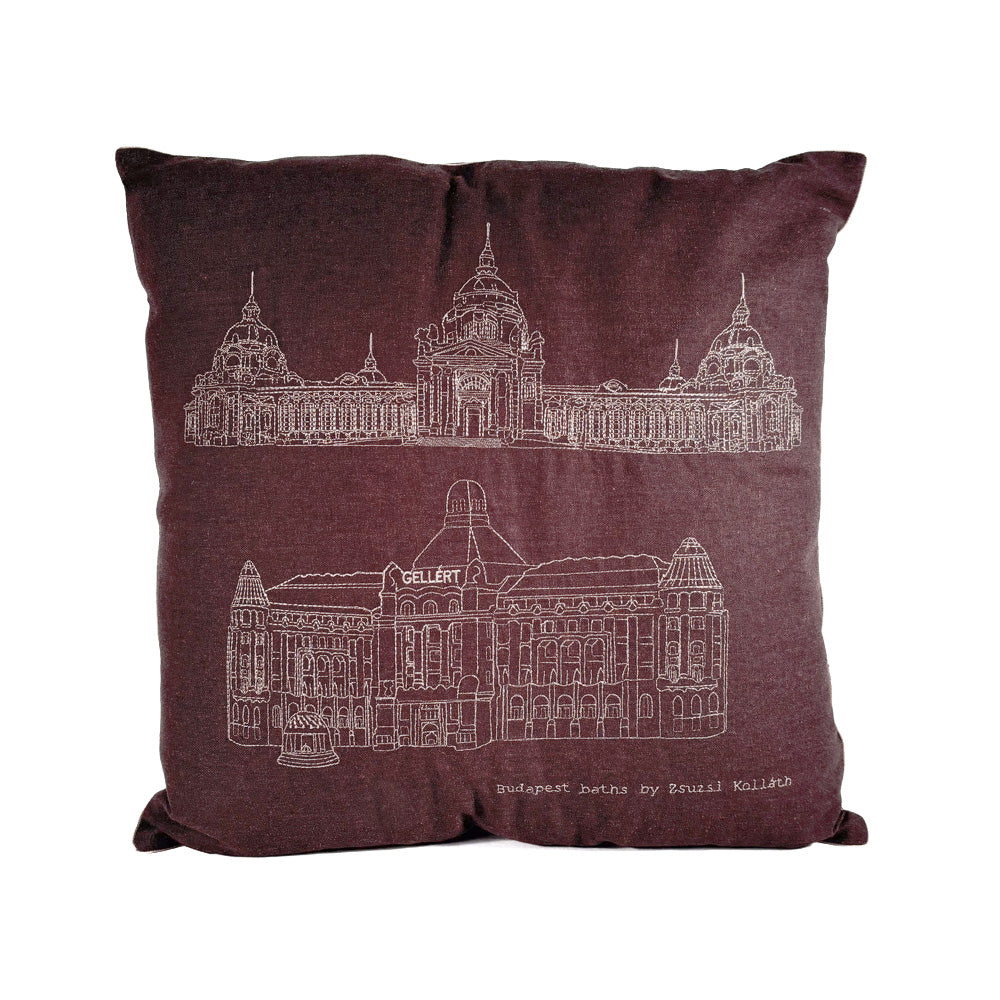 Cushion cover - Budapest Baths