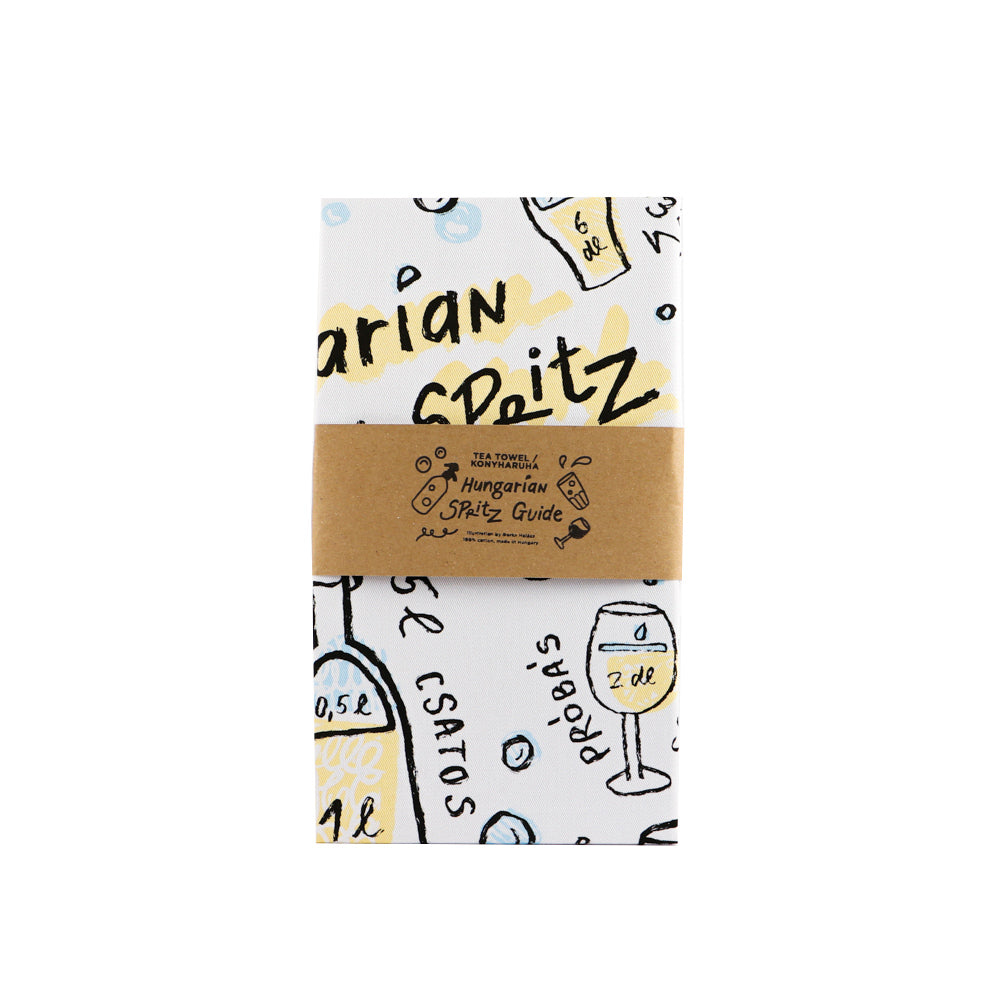 Dorka Halász x Magma - Hungarian Spritz Guide Tea Towel