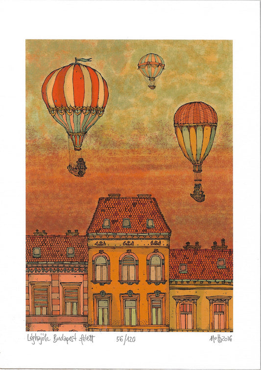Zeppelin above Budapest