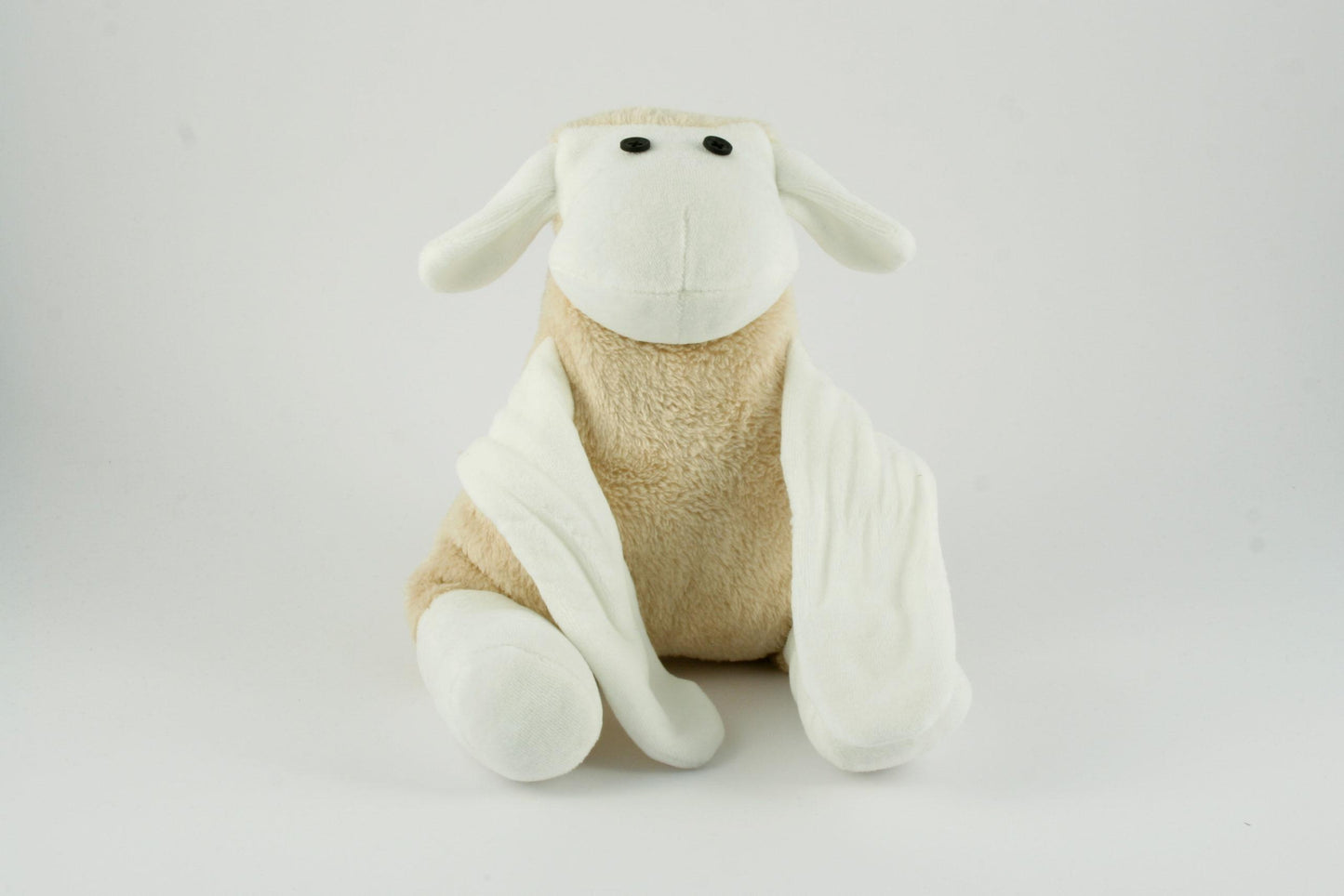 Hugging Sheep - White sheep