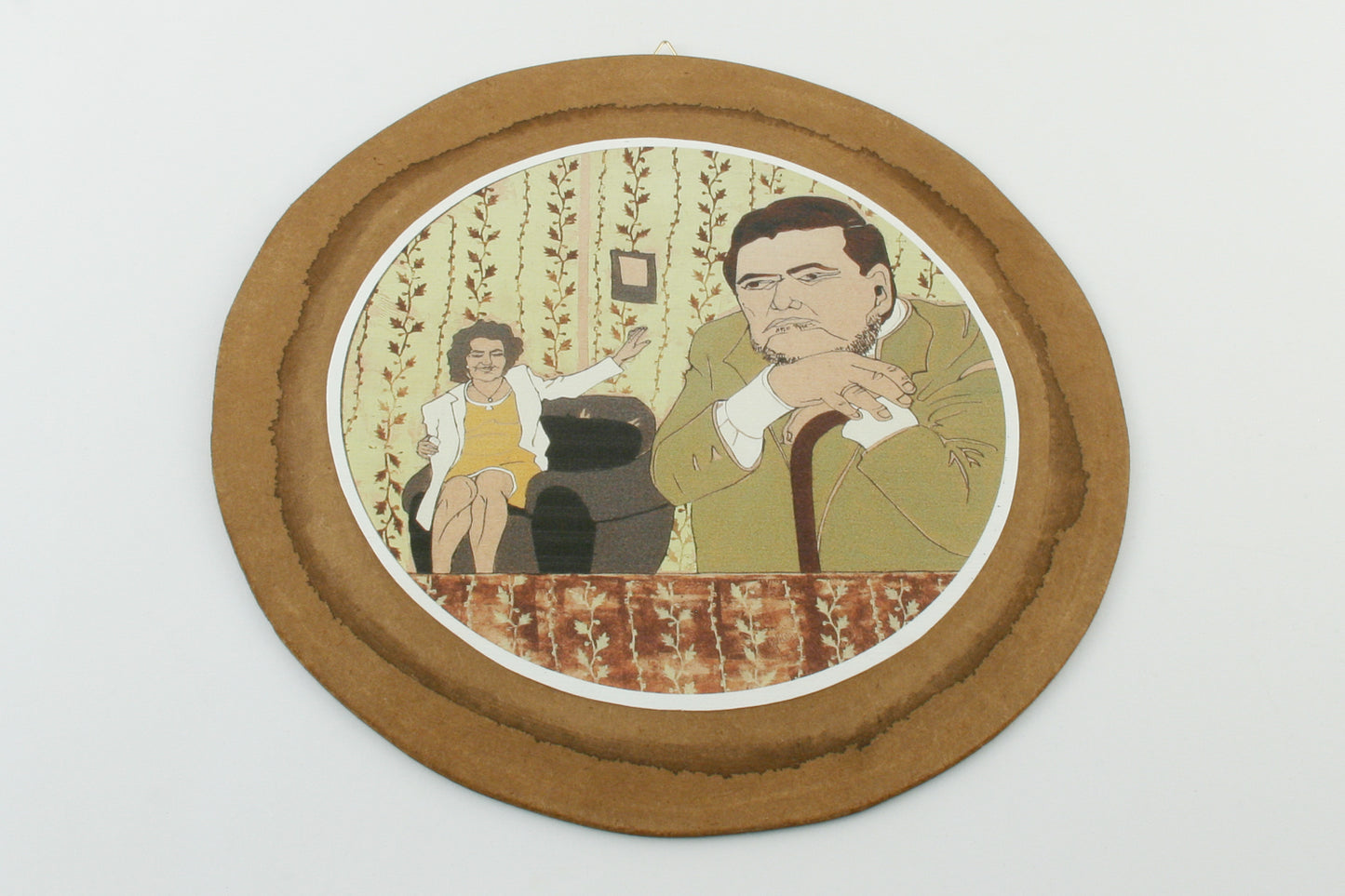 Print on fiberboard - Éva Martus