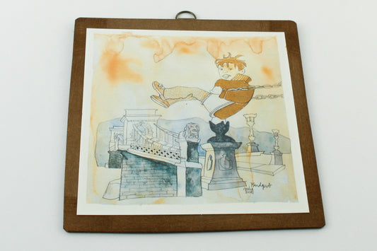 Print on fiberboard - Éva Martus