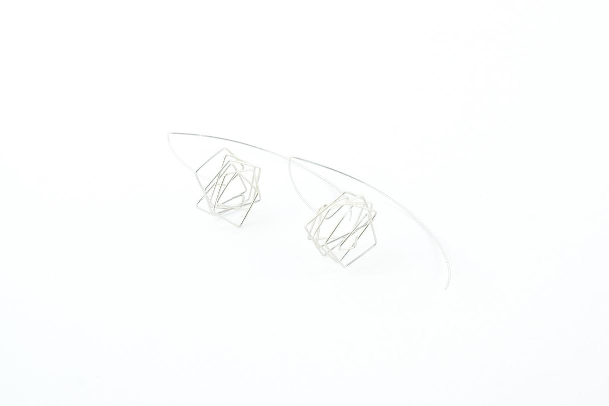 Silver earring