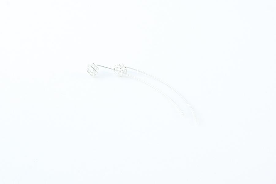 Silver earring