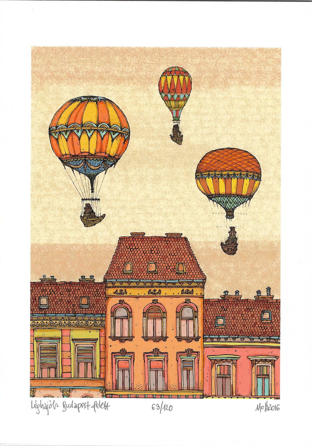 Zeppelin above Budapest