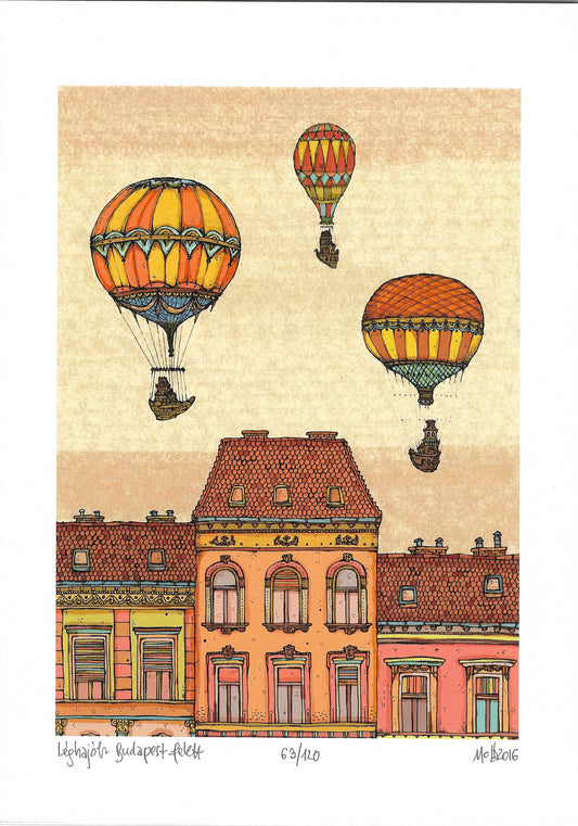 Zeppelin above Budapest