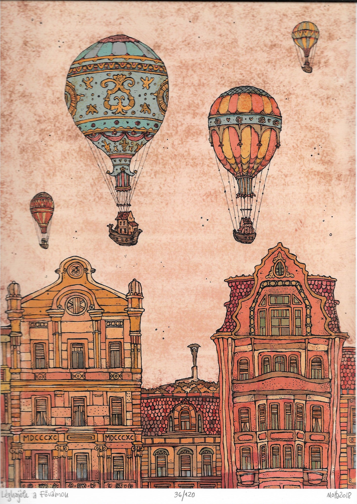 Zeppelin above Fővám
