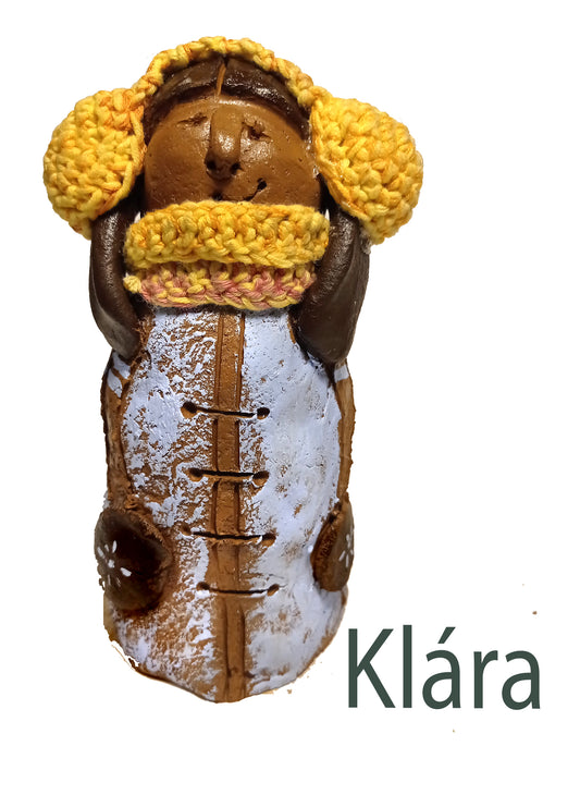 Fireclay figure - Klára