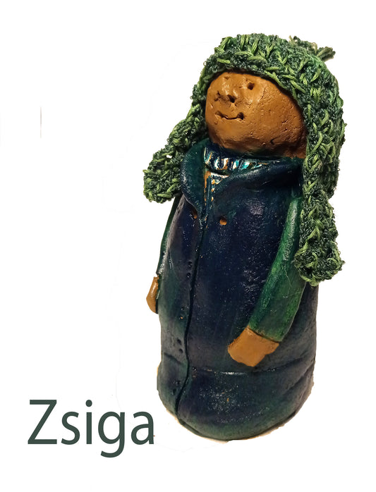 Fireclay figure - Zsiga