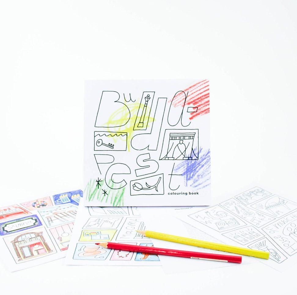 Eszter Kiss x Magma - Budapest colouring book