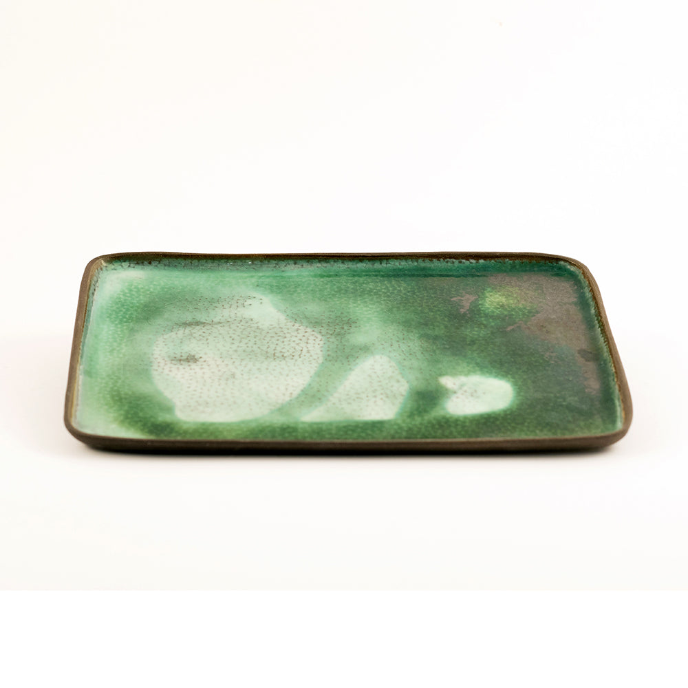 Large ceramic square tray
