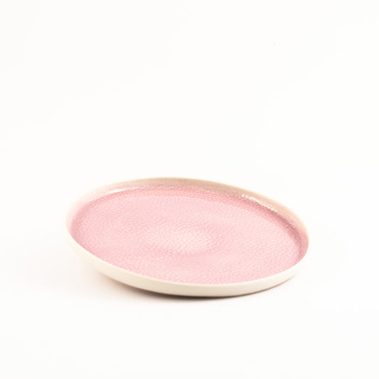 Round ceramic plate