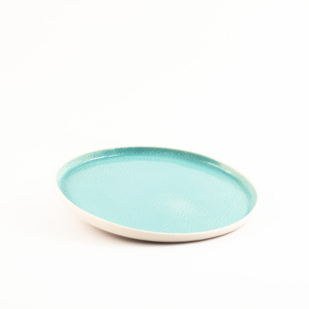Round ceramic plate