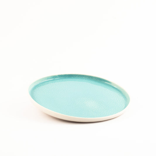 Round ceramic plate