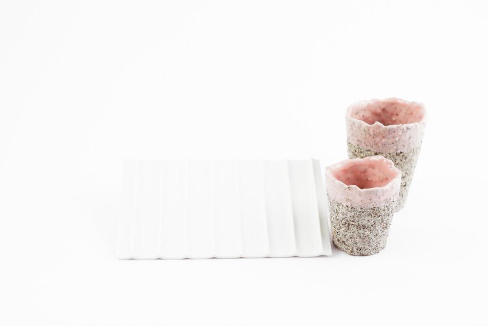 HYBRID - 3D porcelain tray