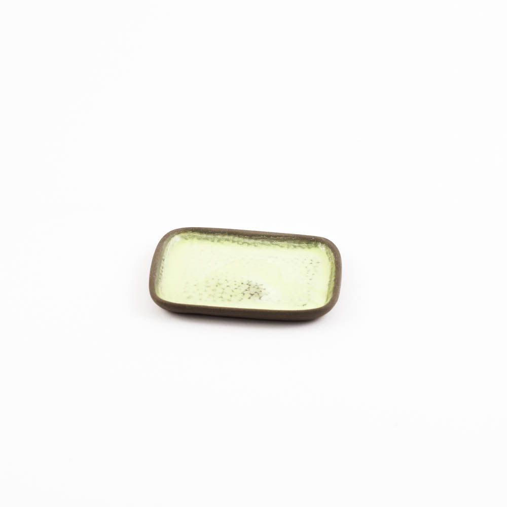Small ceramic square tray
