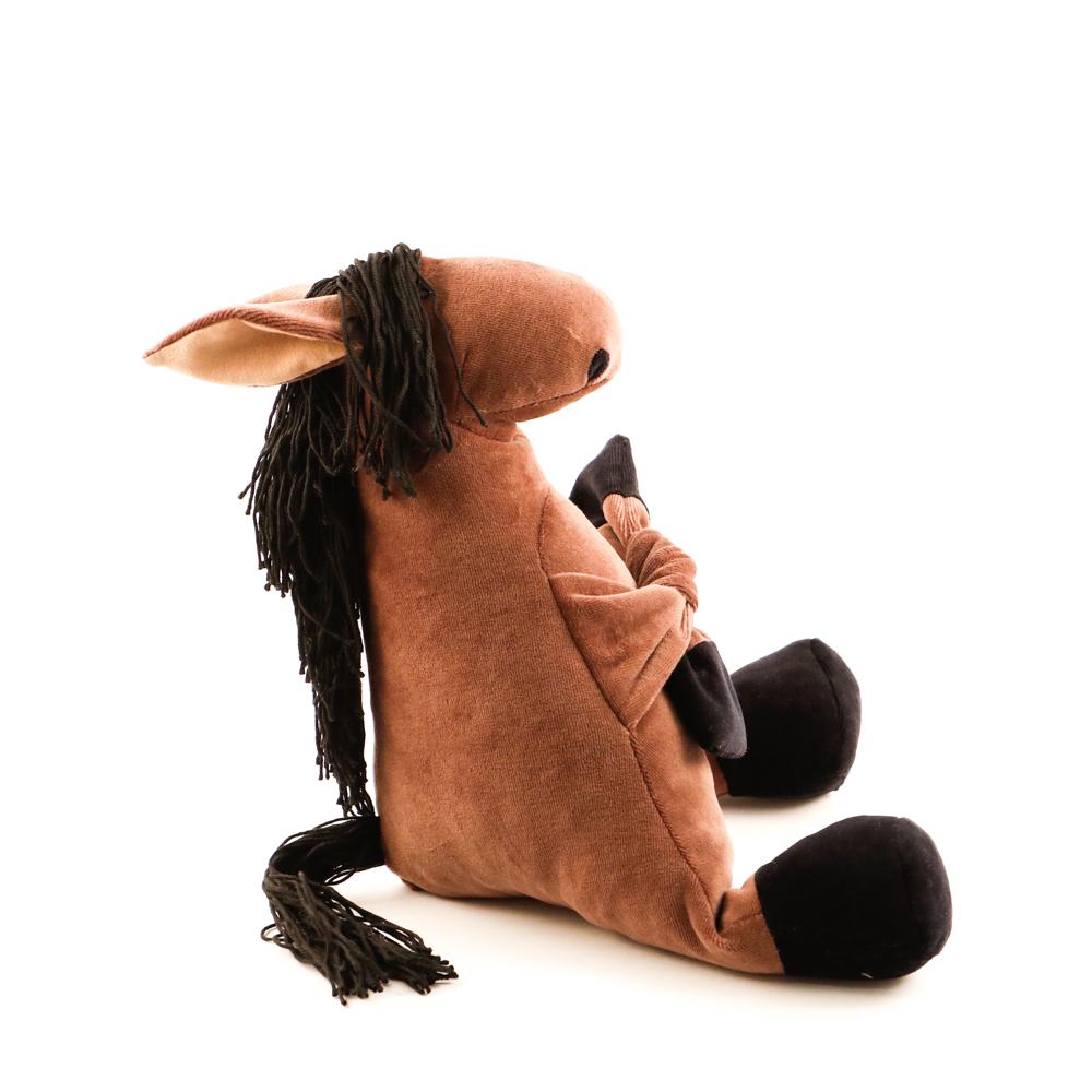 Hugging "hucul" horse