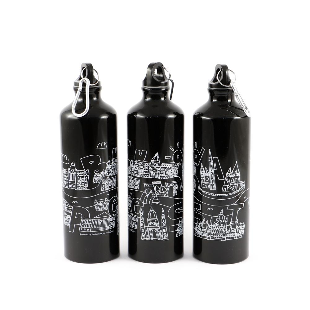 Eszter Kiss x Magma - Budapest waterbottle (black)