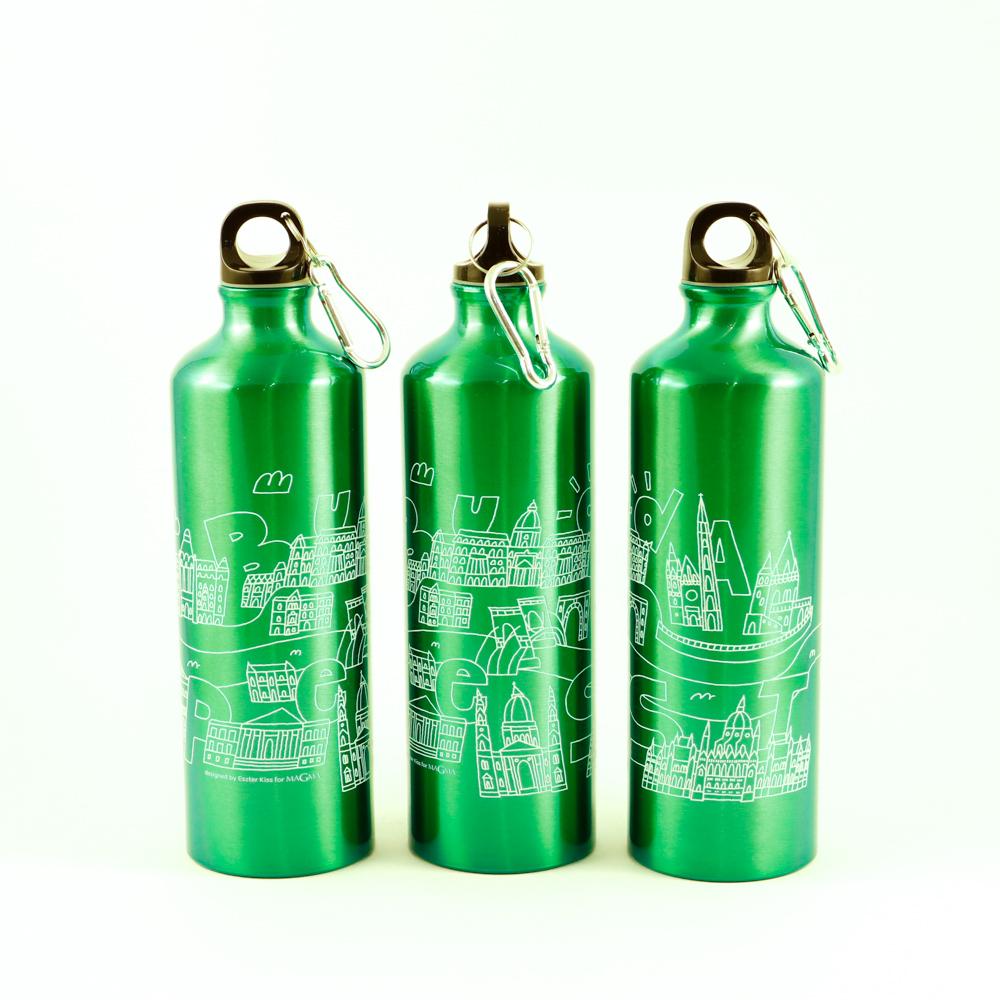 Eszter Kiss x Magma - Budapest waterbottle (green)