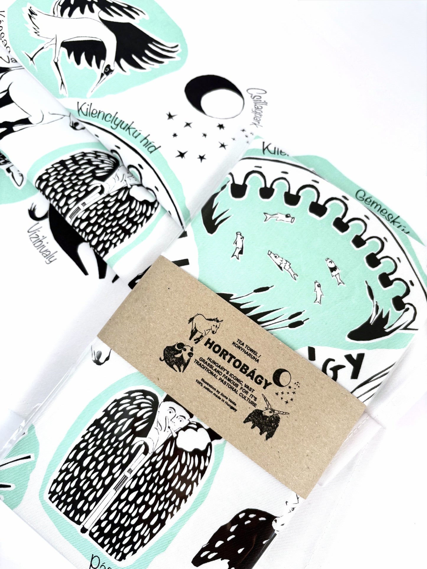 Ilona Vaida x Magma - Hortobágy Tea Towel