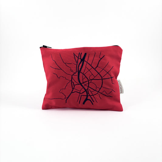 Purse by Magma - Budapest map