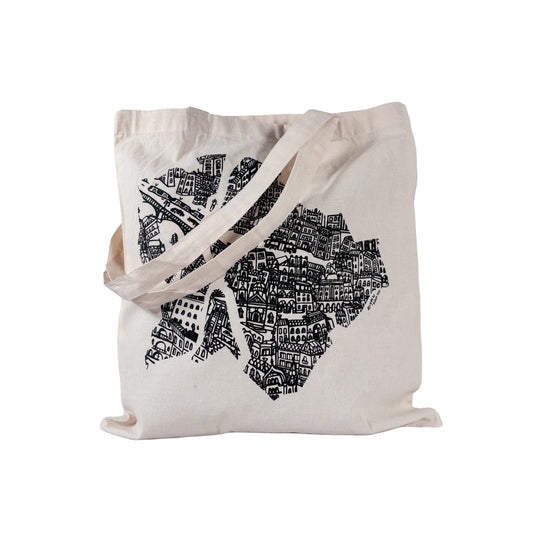 Eszter Kiss x Magma - Canvas bag - Budapest - off-white