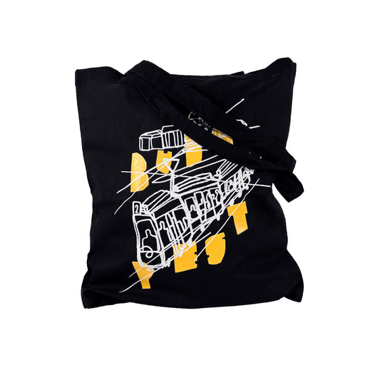 Eszter Kiss x Magma - Canvas bag - Tram no. 2 - black