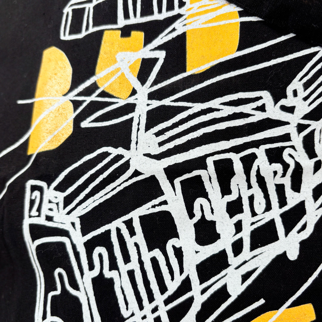 Eszter Kiss x Magma - Canvas bag - Tram no. 2 - black