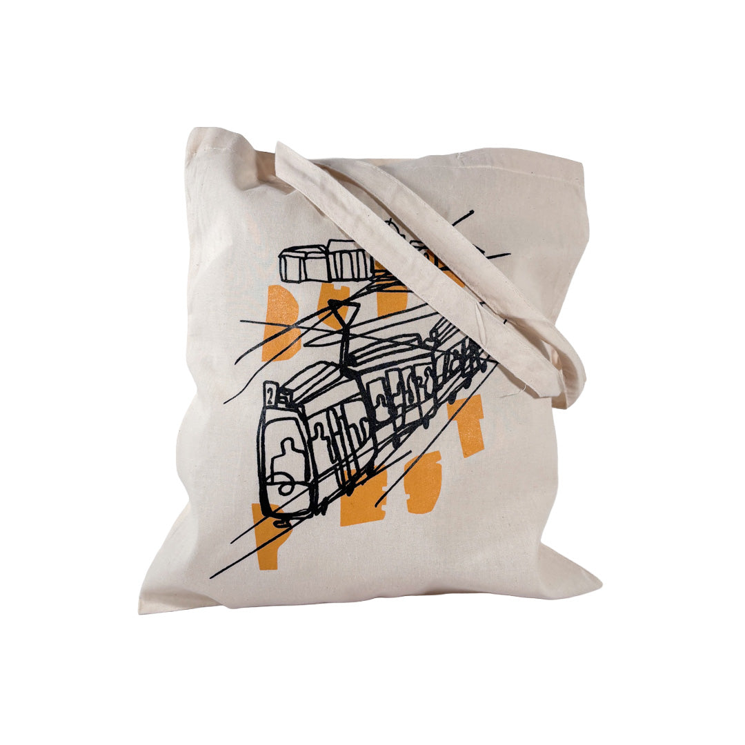 Eszter Kiss x Magma - Canvas bag - Tram no. 2 - off-white